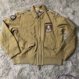 SOLD!! POLO RALPH LAUREN  Tiger Military Jacket XL Cotton